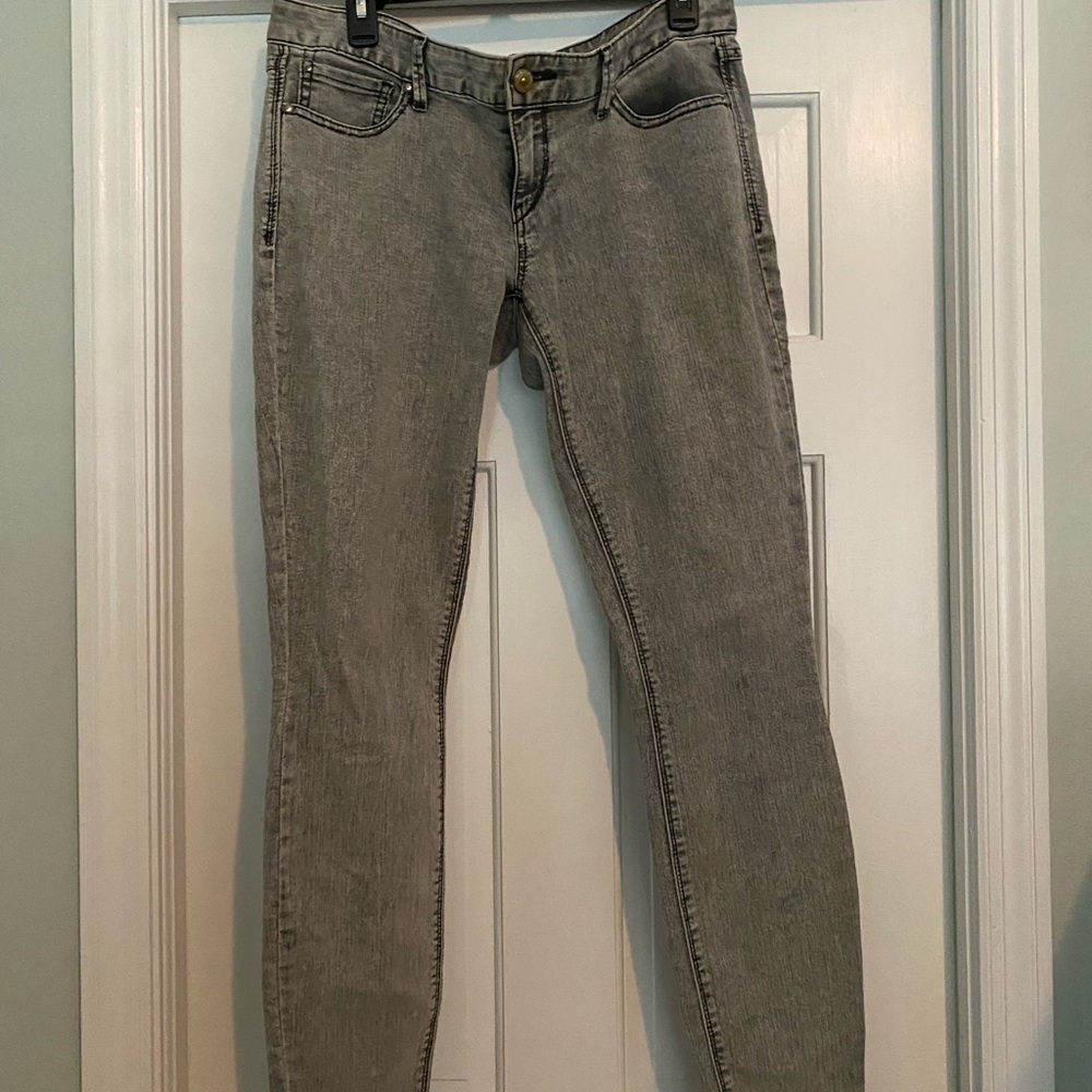 Express Jeggings Super Stretch- Charcoal Wash